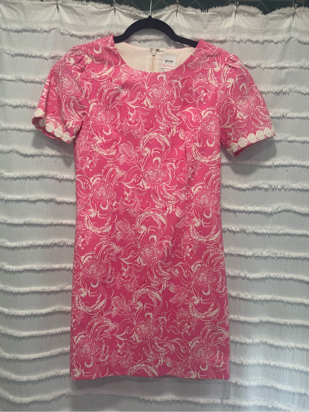 Lilly Pulitzer X Goop Pink & White Mini Dress